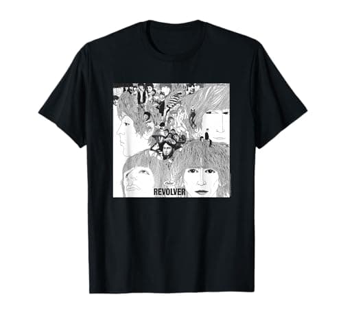 Image of The Beatles - Revolver Album Cover T-Shirt
