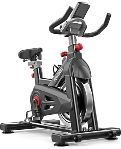 Image of FIT4YOU Exercise Bike Indoor Cycling Home Gym Workout Cardio Fitness Adjustable Resistance LCD Monitor FY-EB07 Black