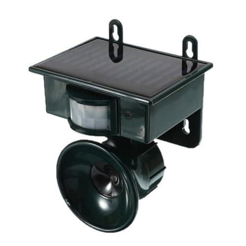 Image of Solar-Powered Ultrasonic Bird Repeller – IP65 Weatherproof, Adjustable Dual-Frequency & Maintenance-Free Pest Deterrent for Garden & Patio Use – Perfect for Homeowners & Gardeners