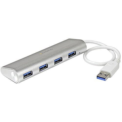 Image of StarTech.com 4-Port USB Hub, USB A to 4x USB-A Ports, USB 3.2 5Gbps, Bus-Powered, Portable Laptop Hub Expansion