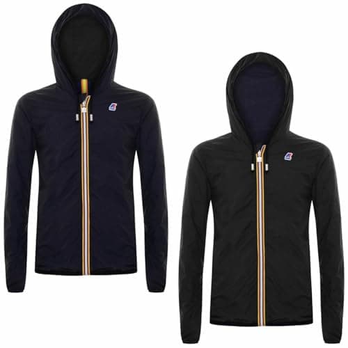 Image of K-Way Jacques Dyed Reversible Jacket Hooded Jacket K00BCV0 Men-Blue-L