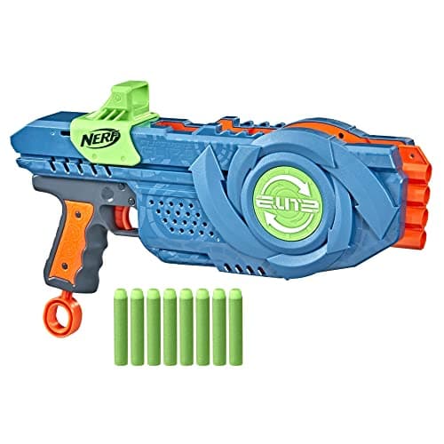 Image of Nerf Elite 2.0 Flipshots Flip-8 Blaster, 8 Dart Barrels Flip to Double Your Blasting, 8-Dart Capacity, 8 Nerf Darts