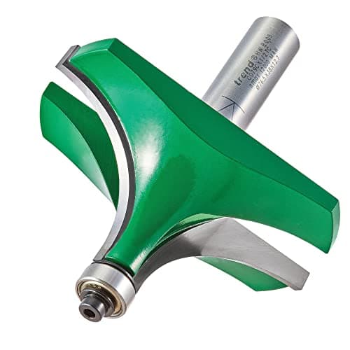 Image of Trend CraftPro Bearing Guided Ovolo Router Cutter, 1/2 Inch Shank, 31.8mm Radius, Tungsten Carbide Tipped, C079CX1/2TC