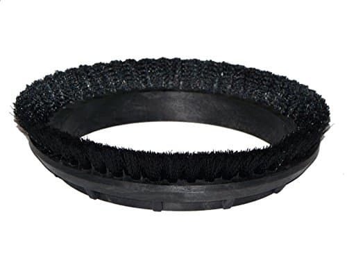 Image of BISSELL BigGreen Commercial 237.049BG Carpet Shampoo Brush, 0.012" Bristle Diameter, Crimped 6.6 Nylon for BGEM9000 Easy Motion Floor Machine, 12", Black