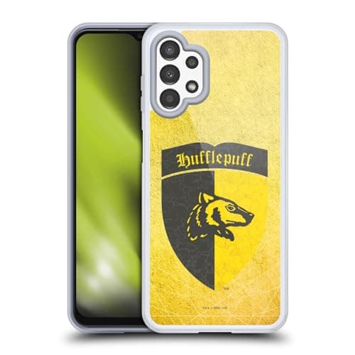 Image of Head Case Designs Officially Licensed Harry Potter Hufflepuff Crest Sorcerer's Stone I Gel Case [Military Grade Protection] Compatible With Samsung Galaxy A13 (2022)