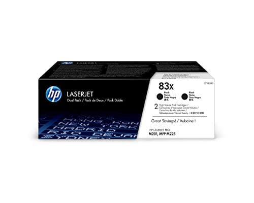 Image of HP CF283XD 83X High Yield Original LaserJet Toner Cartridges, Black, Multipack