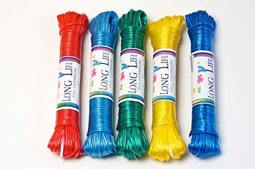 Image of Quality Everlasto 25m 'Long Life' PVC Clothes/Washing Line - Green