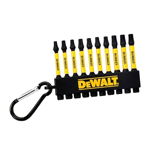 Image of DeWALT DT7275-QZ Key Ring Mix Torx 57 mm 10-Piece Black/Yellow