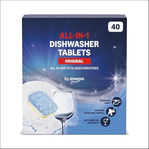 Image of by Amazon ALL-IN-ONE Dishwasher Tablets, 40 tablets