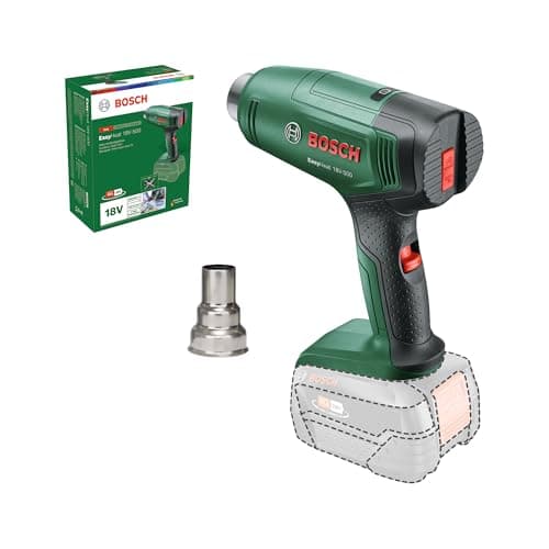 Image of Bosch 18V System Cordless Heat Gun EasyHeat 18V-500 (incl. reducing Nozzle)