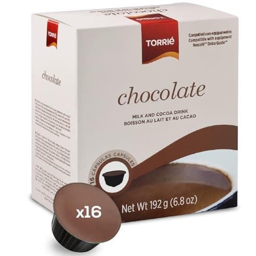 Image of Torrié Hot Chocolate Pods Compatible with Dolce Gusto® | Perfect for Iced Café Mocha, Chocolate Macchiato, Mocha Latte (16 pods)
