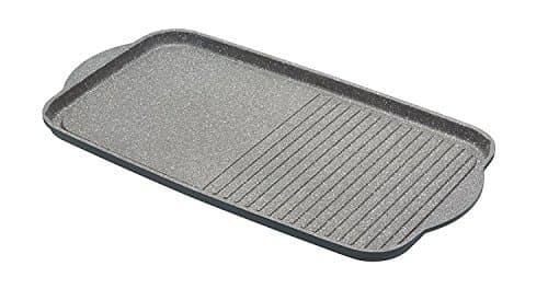 Image of MasterClass Cast Aluminium Non-Stick Induction-Safe Griddle Plate, 51 x 27 cm (20" x 10.5"), Grey