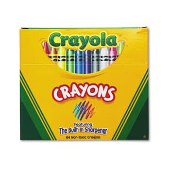Image of Classic Color Pack Crayons, Assorted 64/Box