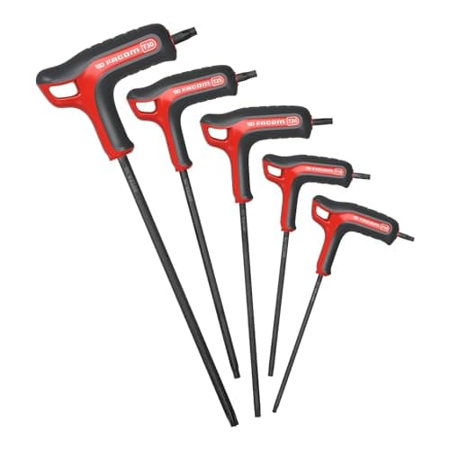 Image of Facom Pin Wrench T-Handle Torx Set of 5