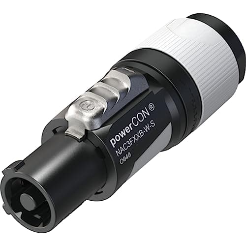 Image of neutrik | NAC3FXX Powercon Connectors | NAC3FXXB-W-S Powercon | 6-12mm Grey