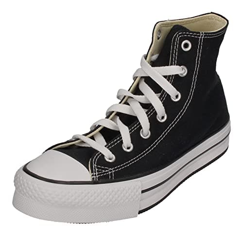 Image of CONVERSE Chuck Taylor All Star EVA Lift Canvas Platform Sneaker, Black/White/Black, 11.5 UK