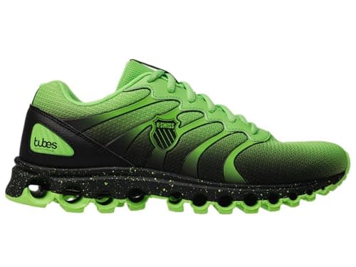 Image of K-Swiss Men's Tubes 200 Training Shoe, Green Flash/Black, 6 UK