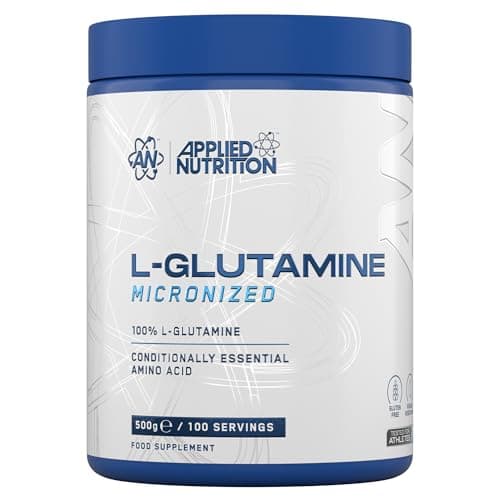Image of Applied Nutrition L Glutamine Powder - Amino Acid, Muscle Strength & Recovery, Boosts Immune System, Unflavoured (500g - 100 Servings)