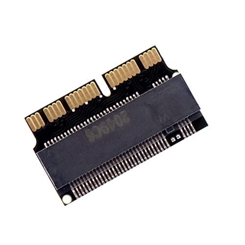 Image of Jorkar M.2 NVMe SSD Conversion Adapter for MacBook Air/Pro Retina 2013-2017, M.2 NVME/AHCI SSD to 12+16 Pin Upgraded Kit for A1465 A1466 A1398 A1502