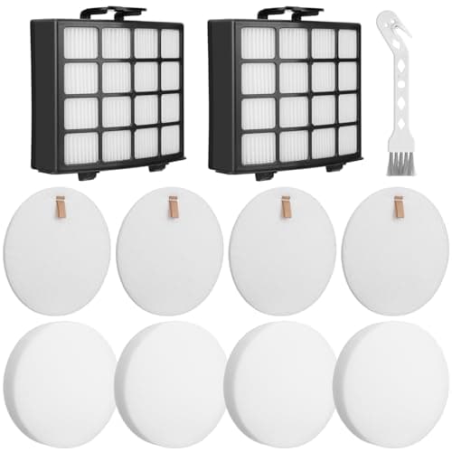 Image of Sansoak PZ1000UKT Replacement Filters for Shark XL Anti Hair Wrap Upright Pet PZ1000 PZ1000UK PZ1000UKT Vacuum Cleaner Hoover