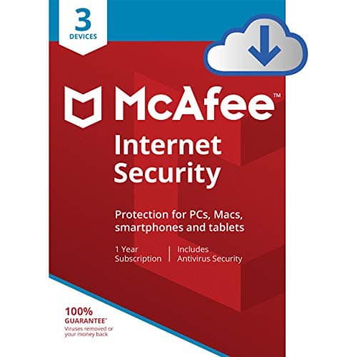 Image of McAfee Internet Security Digital Download for 3 Devices
