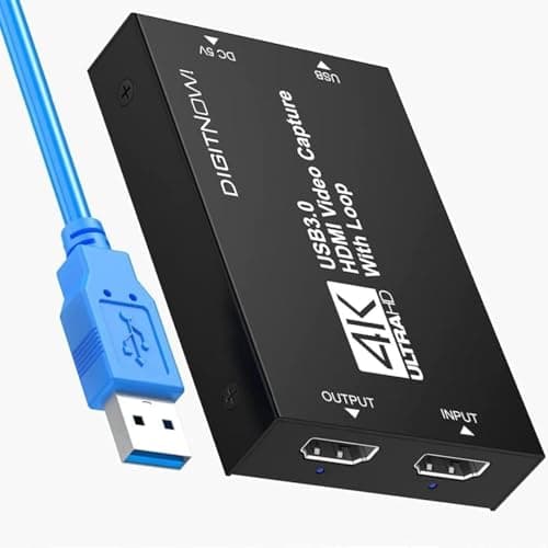 Image of VIXLW Video Capture Card, 4k HDMI to USB 3.0 Video Capture Device, HD 1080p 60FPS Game Capture Card for Streaming/Teaching/Meeting on OBS, Work with PS4/PS5/Xbox/PC/Mac Linux Android Windows 10/11