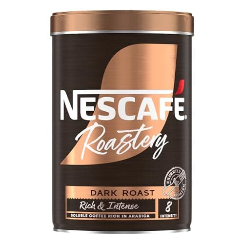 Image of NESCAFÉ Roastery Dark Gold Blend Roast Premium Instant Coffee, Bold Intense Arabica and Robusta Coffee, 95g