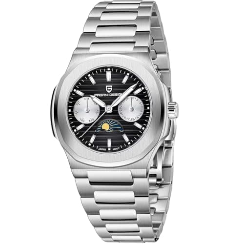 Image of Pagani Design PD1786 Women Quartz Watches Multifunctional Chronograph Moon Phase Automatic Date Week Wristwatch