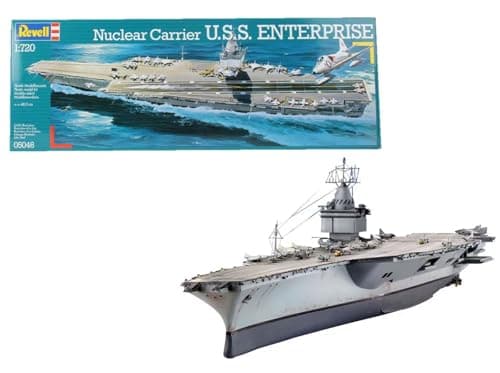 Image of Revell 05046 Nuclear Carrier U.S.S. Enterprise 1:720 Scale Unbuilt/Unpainted Plastic Model Kit