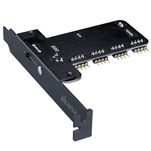 Image of Akasa Vegas RGB Controller Card | Dual-Mode Manual & MB Sync Control | 4 Channels | Fits in a PCI Slot Bracket | 7 Modes LED Display | PCIe & Low Profile PCIe Slot | AK-RLD-02