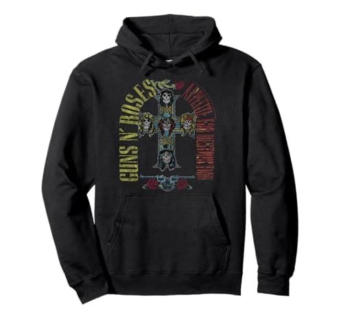 Image of Official Guns N' Roses Appetite For Destruction Vintage Band Pullover Hoodie