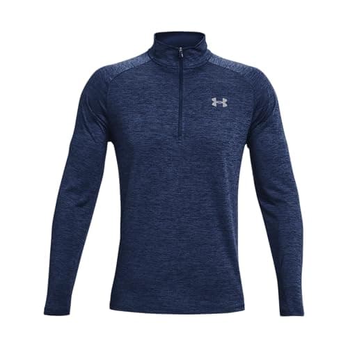 Image of Under Armour Men Tech 2. 1/2 Zip, Versatile Warm Up Top for Men, Light and Breathable Zip Up Top for Working Out