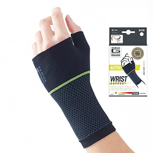 Image of Neo-G Wrist and Thumb Support – Sports, Tennis, Golf Wrist Support - For Sprains, Strains, Tendonitis, Joint Pain, Arthritis, Injury Recovery - Multi Zone Wrist Compression Hand Brace Support – M