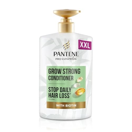 Image of Pantene Pro-V Miracles Grow Strong Hair Conditioner with Biotin & Protein Strengthener 1000ml XXL Pump. Helps Reduce Hair Loss Due to Breakage and Grow Stronger Hair. For Fine, Thinning, Damaged Hair.