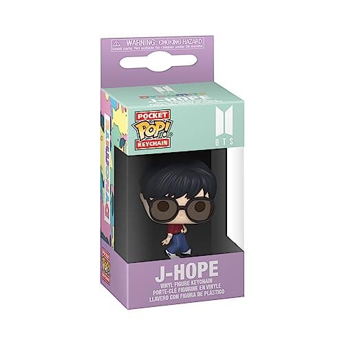 Image of Funko POP! Keychain: BTS - Dynamite - J-Hope Novelty Keyring - Collectable Mini Figure - Stocking Filler - Gift Idea - Official Merchandise - Music Fans - Backpack Decor