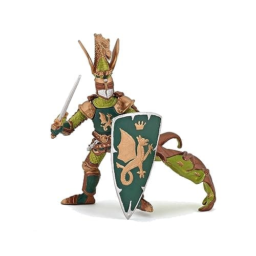Image of Papo - Realistic Master Of Arms Dragon Crest Figure - Ages 3+ - Fantasy & Medieval Collection - Creative Play Knight - Gift Idea Toy for Girls and Boys