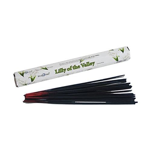 Image of Stamford Lily of the Valley Incense Sticks, Pack of 20, Black