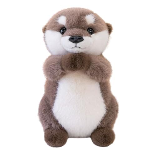 Image of JORCEDI Otter Plush Toy, Adorable Otter Stuffed Animals, Soft Plush Otter Toy with Praying Pose, Otter Marine Animals Plush Hugging Pillow, Cuddly Toys Cushion Doll, Birthday Gift for Kids (35cm)