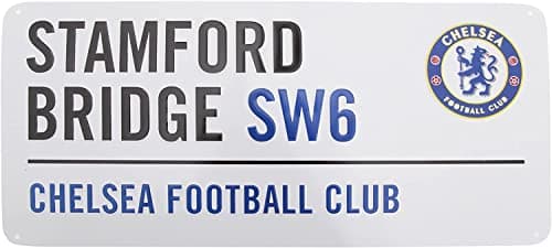 Image of Chelsea Football Club Metal Street Sign, Stamford Bridge Street Sign