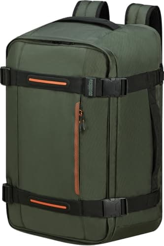 Image of American Tourister Urban Track - Ryanair Cabin Bag 25 x 20 x 40 cm, 24.5 L, 0.50 kg, Hand Luggage, Airplane Backpack S Underseater, Dark Khaki