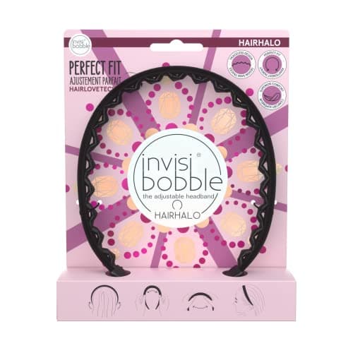 Image of Invisibobble Hairhalo "Crown and Glory" Headband Thick I 1 x Adjustable Headband Black Girls & Women I Gentle & Comfortable I Limited Collection British Royal