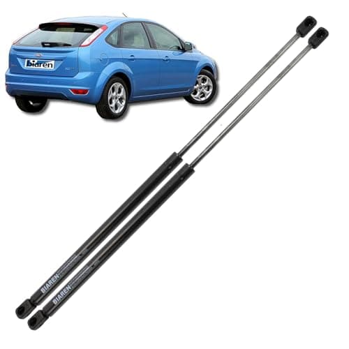 Image of BIAREN 2x Rear Tailgate Boot Gas Struts For Ford Focus Mk2 Hatchback 2004-2012 530 (N) 484 MM Holder Lifter Support System 1684312 4M51A406A10AB