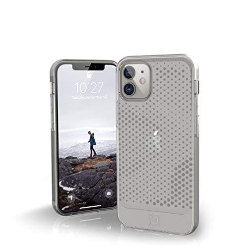 Image of URBAN ARMOR GEAR by UAG iPhone 12 Mini 5G - (5.4 inch) Case Lucent Slim Fit Lightweight Stylish Transparent Impact Resistant Protective Phone Cover, Ice