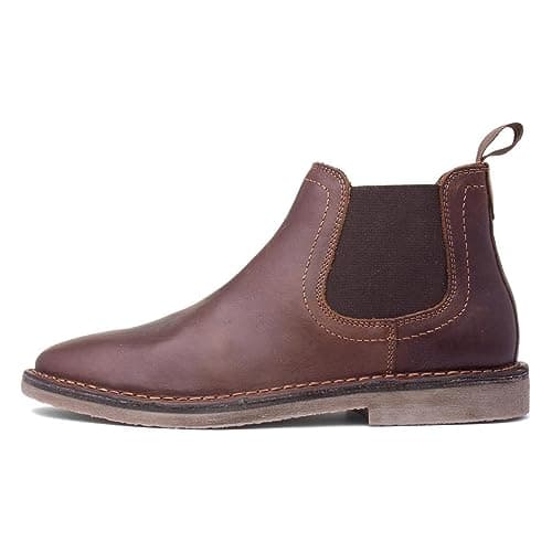Image of Hush Puppies Mens Shaun Chelsea Boot, Brown, 10 UK