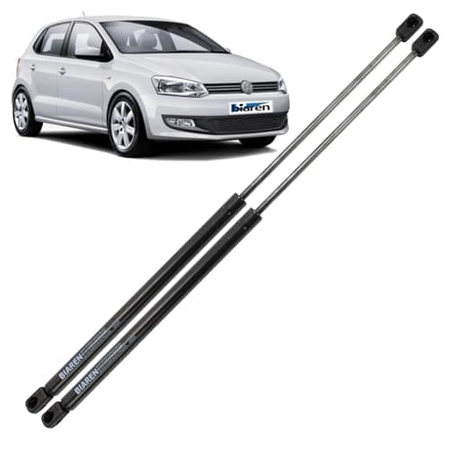 Image of BIAREN 2x Rear Tailgate Boot Gas Struts For VW Polo Mk5 6R 6C 2009-2017 Lift Support System 325 (N) 526 MM 6R6827550A 6R6827550C