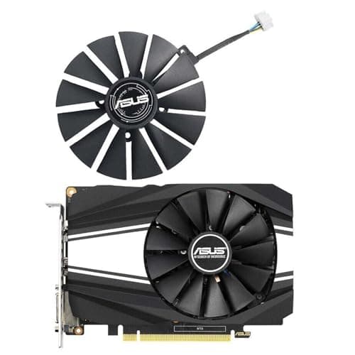 Image of ASUS PHOENIX GeForce GTX 1650 1660 Ti 2060 SUPER OC GPU Replacement Fan for ASUS Graphics Cards, Air Cooling, 12V, 6-Pin Genunine Graphics Card Cooler, VGA Card Replacement GPU Fan PLD10010B12HH