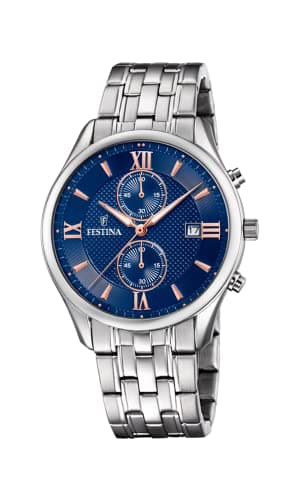 Image of Festina Watch Timeless Chronograph F6854/8 Steel