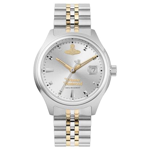 Image of Vivienne Westwood Little Camberwell 29mm Ladies Quartz Watch with Silver Dial and Silver IPG Stainless Steel Bracelet