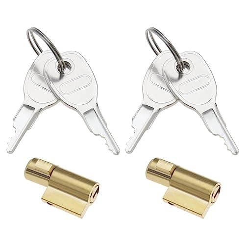 Image of SG Store 2PCS Trailer Hitch Coupling Lock with 4PCS Keys Compatible with Erde Compatible with Daxara Compatible with Maypole Trailers