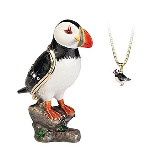 Image of Arora Secrets from Hidden Treasures 1036 Puffin Trinket Box
